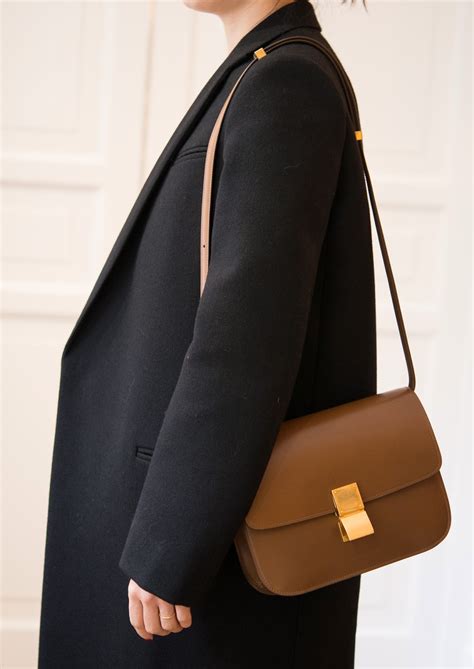 celine classic bag brown|celine medium classic bag.